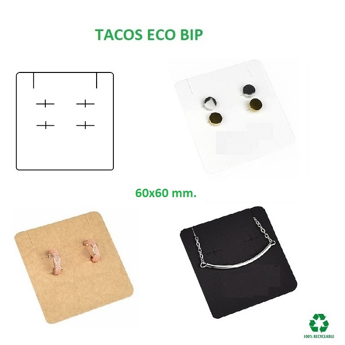 Caja Eco BIP pendientes-cad/colgante 90x87x40 mm.